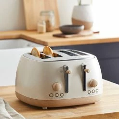 Deals ๐ Churchgate Churchgate Chilcote Country Cream 4 Slice Toaster ๐