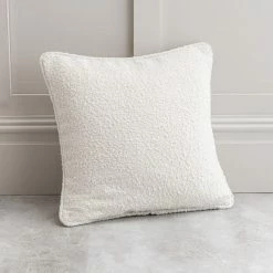 Flash Sale 👍 Churchgate Churchgate Woodhouse Boucle Ivory Cushion 🎉