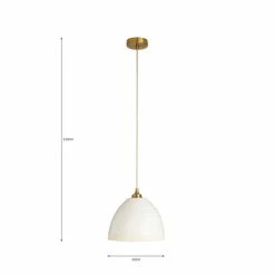 Buy 🎉 Churchgate Churchgate Harby 1 Light 25cm Ceiling Fitting 🥰 -Churchgate Store 30730565 alt07