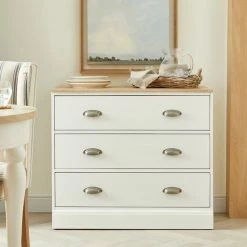 Wholesale 🔥 Churchgate Churchgate Ivory 3 Drawer Base Unit 🎉