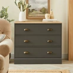 Best deal 💯 Churchgate Churchgate Graphite 3 Drawer Base Unit 🥰