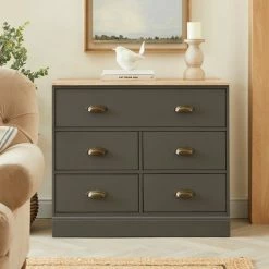New ๐ Churchgate Churchgate Graphite 5 Drawer Base Unit ๐