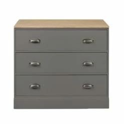 Buy 🔔 Churchgate Churchgate Steeple Grey 3 Drawer Base Unit 🎉 11 Buy 🔔 Churchgate Churchgate Steeple Grey 3 Drawer Base Unit 🎉 -Churchgate Store 30748097 alt05