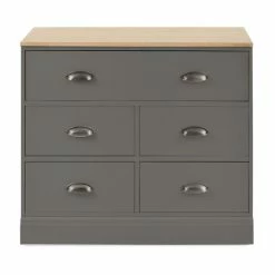 Top 10 ⭐ Churchgate Churchgate Steeple Grey 5 Drawer Base Unit 😀 11 Top 10 ⭐ Churchgate Churchgate Steeple Grey 5 Drawer Base Unit 😀 -Churchgate Store 30748098 alt05