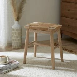 Hot Sale 🥰 Churchgate Churchgate Ash Wood Stool 🌟 -Churchgate Store 30748634 alt05