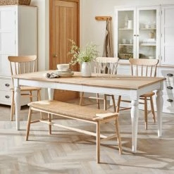 Cheap 👏 Churchgate Churchgate Ivory Rectangular Extending Dining Table ⭐