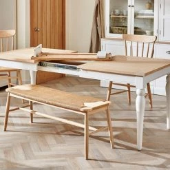 Cheap 👏 Churchgate Churchgate Ivory Rectangular Extending Dining Table ⭐ -Churchgate Store 30748635 alt02