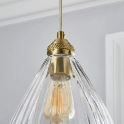 Cheapest 💯 Churchgate Churchgate Allexton Glass Ceiling Fitting ⭐ -Churchgate Store 30755693 alt02