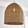 Hot Sale ✔️ Churchgate Churchgate Cotes Rattan Easy Fit Pendant 🛒