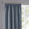 Hot Sale 🛒 Churchgate Churchgate Swithland Herringbone Ashley Blue Pencil Pleat Curtains ✨
