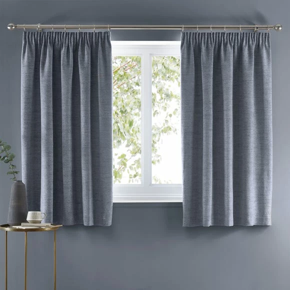Hot Sale 🛒 Churchgate Churchgate Swithland Herringbone Ashley Blue Pencil Pleat Curtains ✨ 5 Hot Sale 🛒 Churchgate Churchgate Swithland Herringbone Ashley Blue Pencil Pleat Curtains ✨ - Image 5