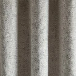 Budget 😉 Churchgate Churchgate Swithland Herringbone White Pencil Pleat Curtains 🥰 -Churchgate Store 30768954 alt02