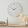 Best Pirce ✨ Churchgate Distressed Wooden 60cm Clock Cream ⌛