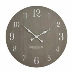 Best Sale 🔔 Churchgate Distressed Wooden 80cm Clock Grey 😉 -Churchgate Store 30769196 alt02
